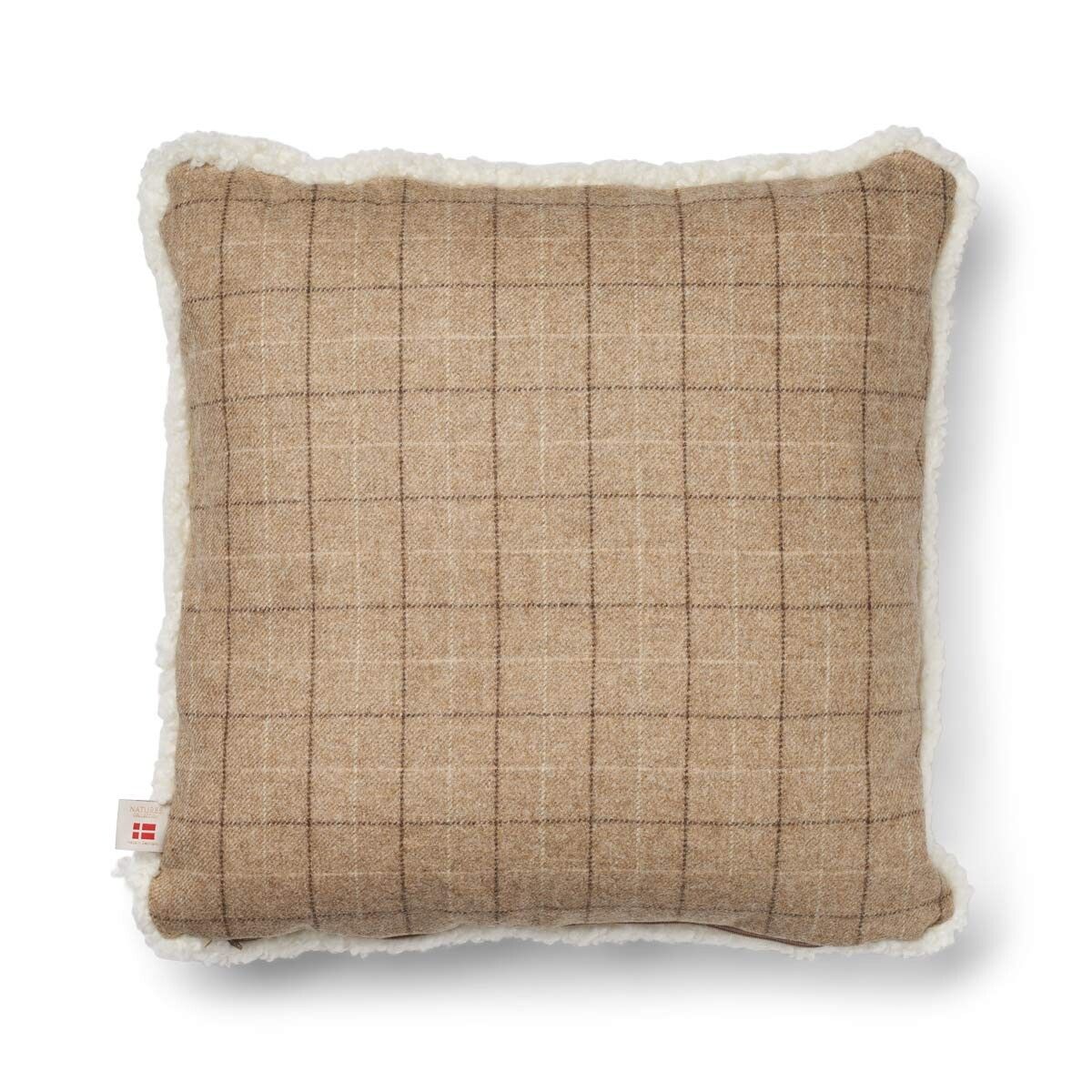 One Side Cushion | SW | 20x20 in Oatmeal-Beige/Ivory