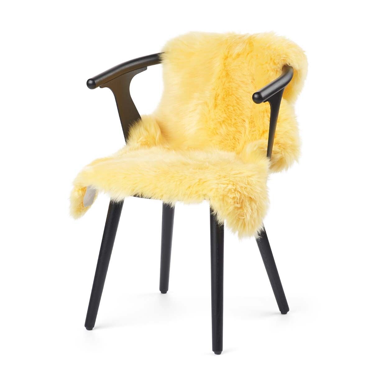 New Zealand Sheepskin | Long Wool | 35x24 in Lemon