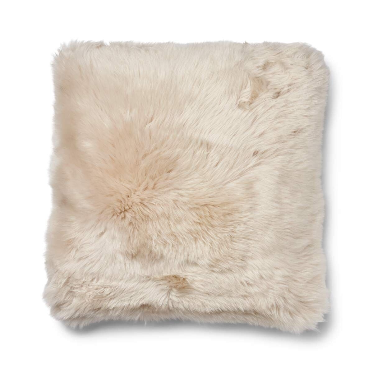 One Side Cushion | LW | 20x20 in Sand-Beige/Linen