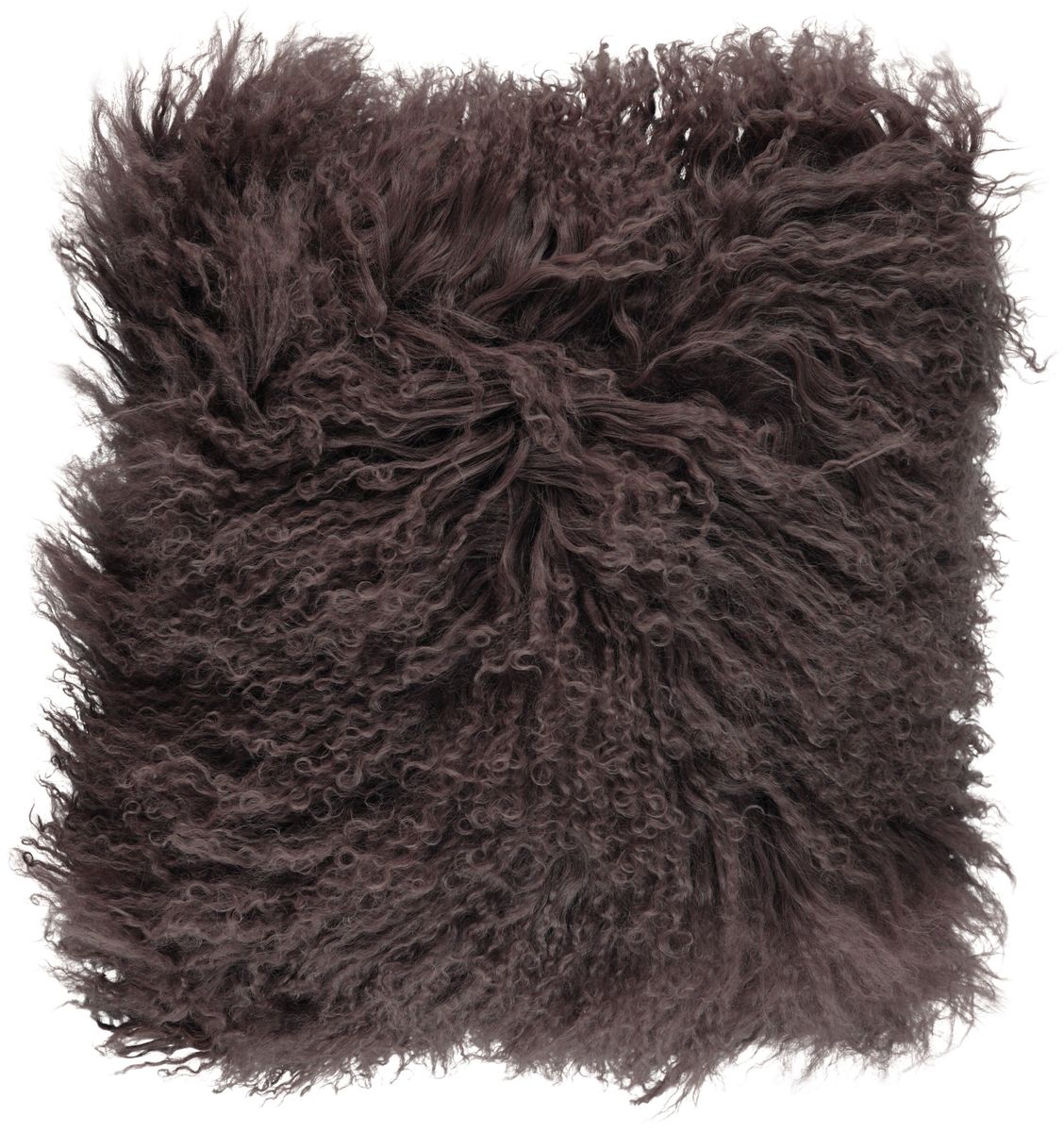 Curly Cushion | 16x16 in Taupe