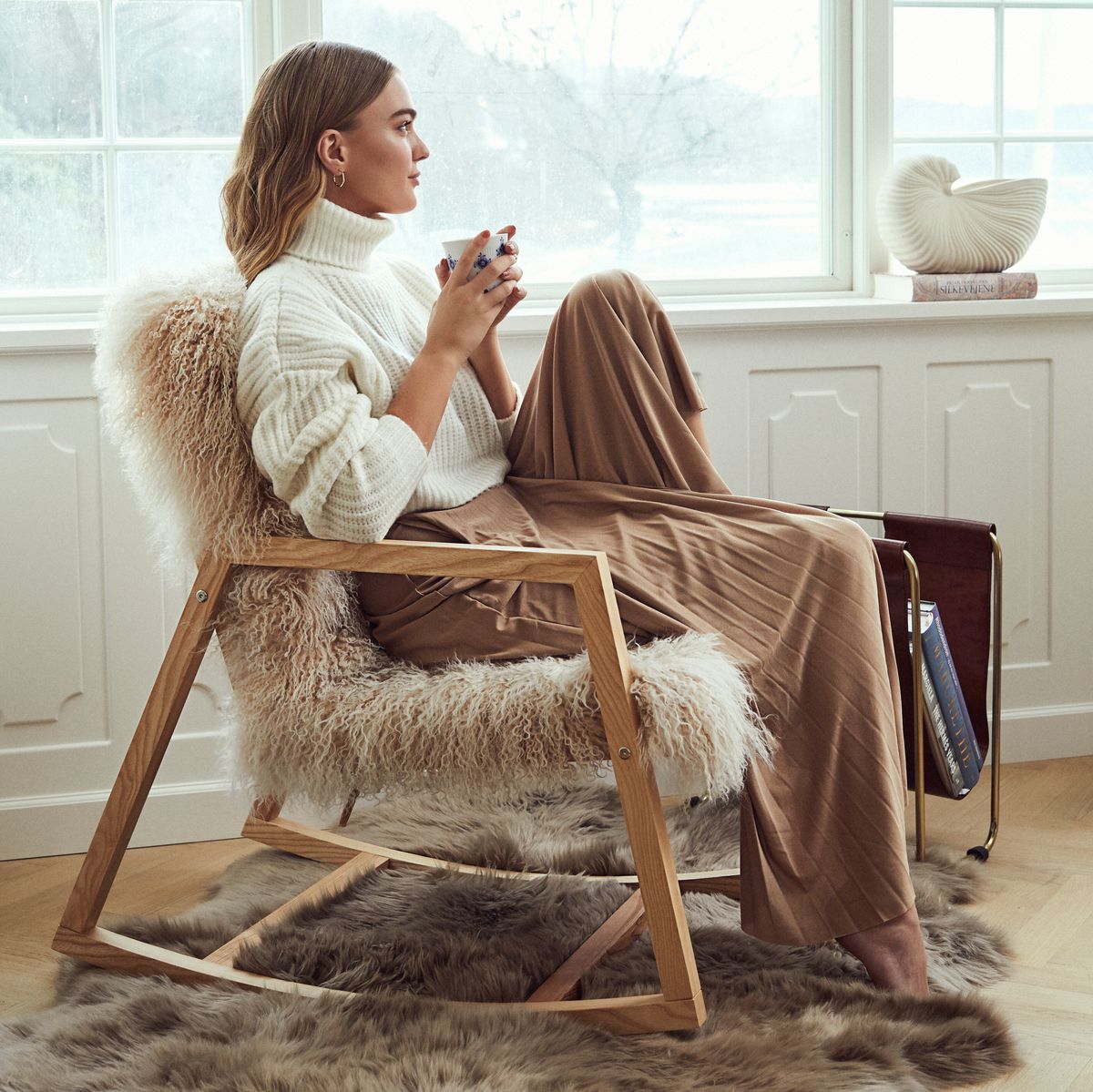 Rocking Chair Tibetan Cover Arctic Sunrise
