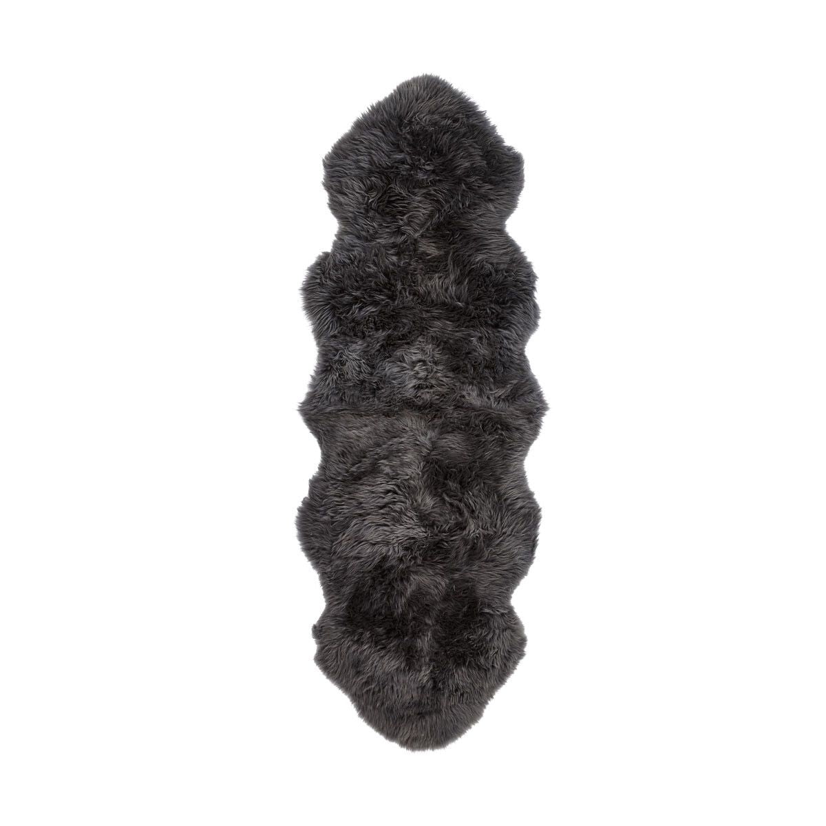 New Zealand Sheepskin | Long Wool | Rug 71 in Steel