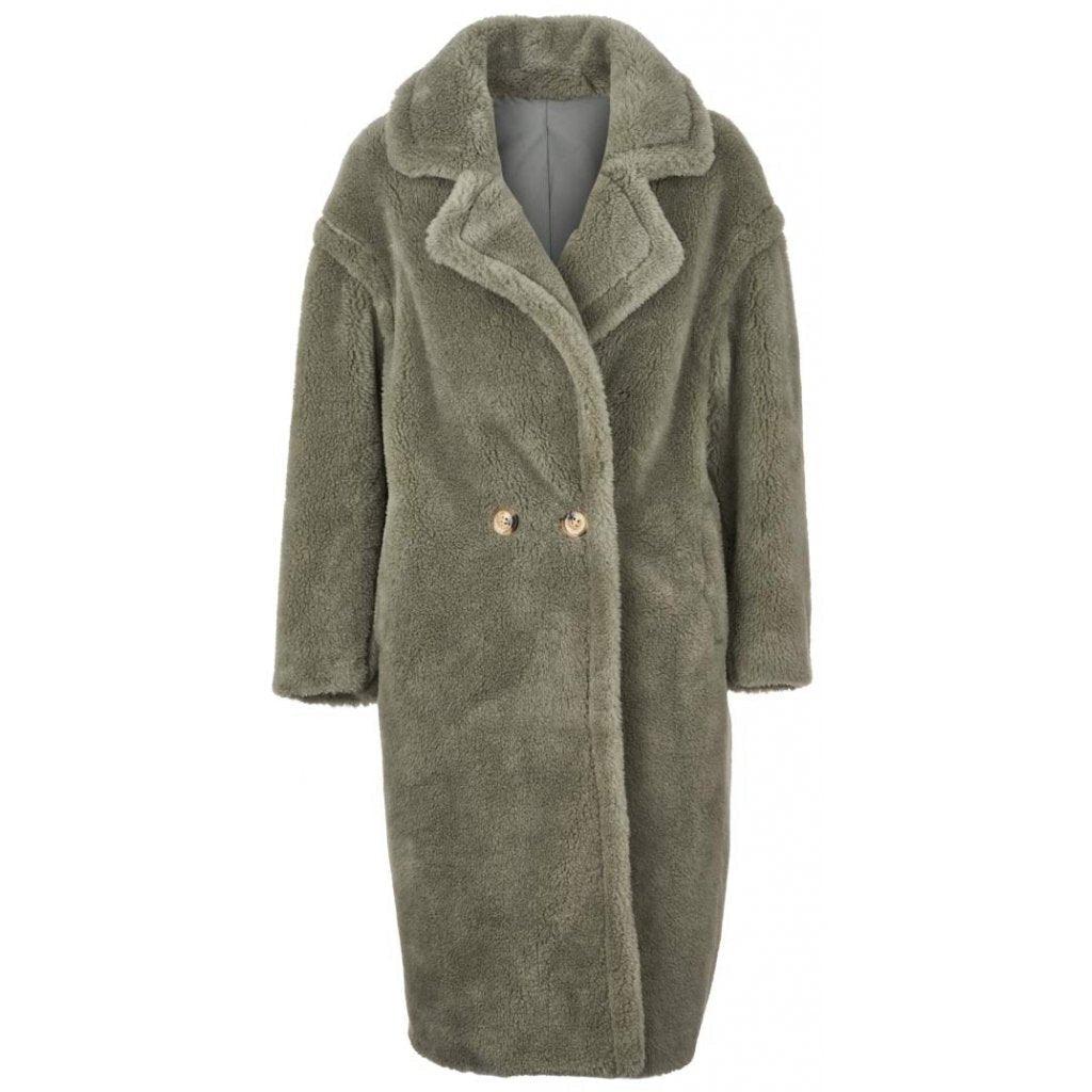 Lambs Wool Jacket With Hood Natural Woollen Country Style Outdoor