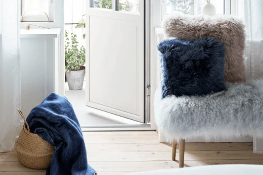 Decorate your home with natural sheepskin