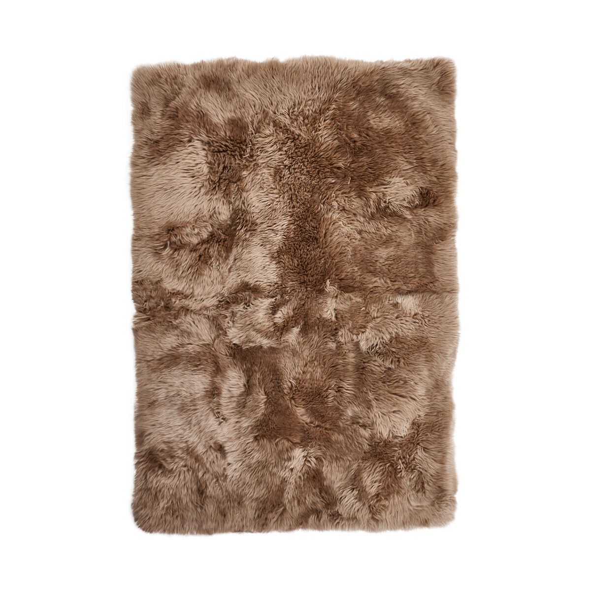 Long Wool Sheepskin Design Rug | 47x71 in