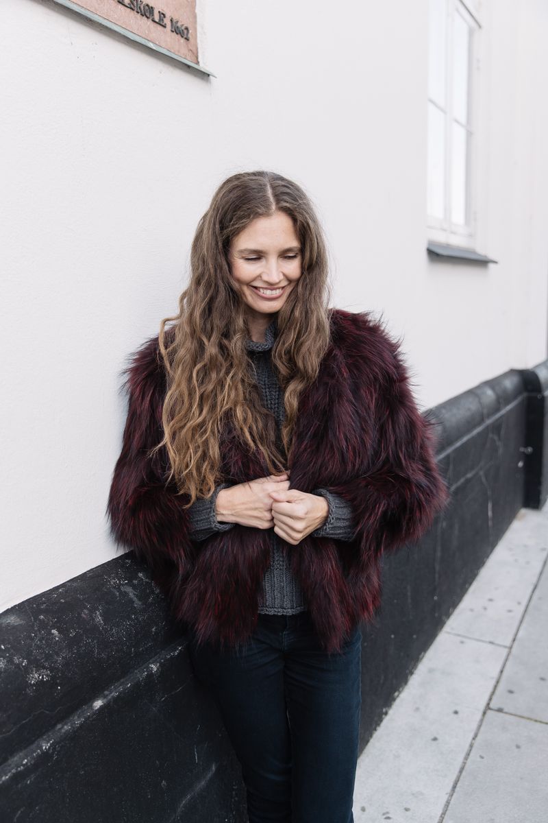 Bella Jacket Burgundy