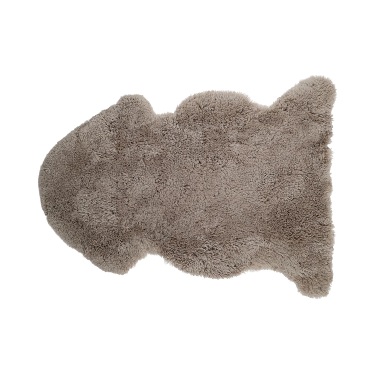 Back Country Sheepskin | New Zealand | Long Wool Curly | 35 in Dark Beige