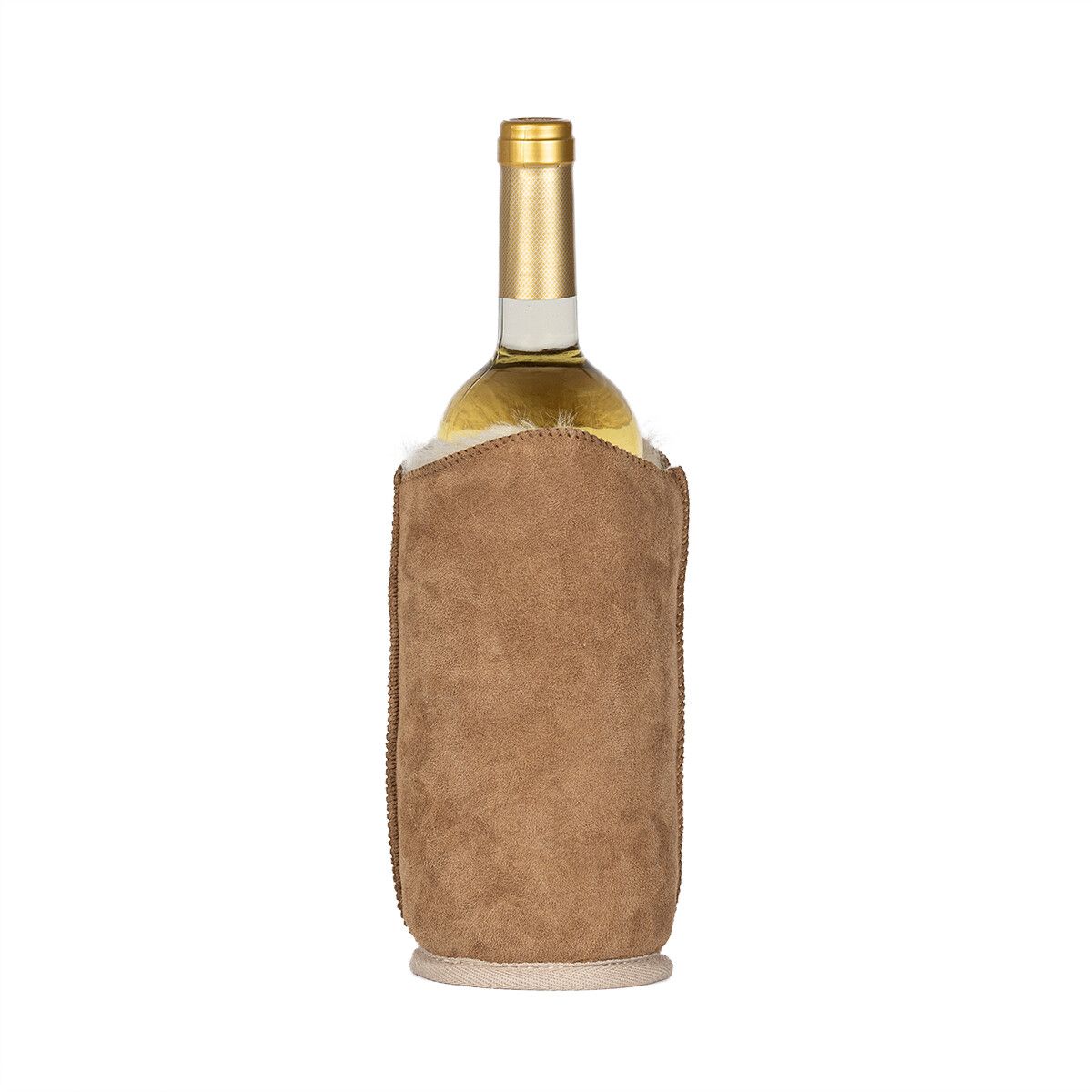 Wine Cooler, Doubleface New Zealand Sheepskin Chestnut