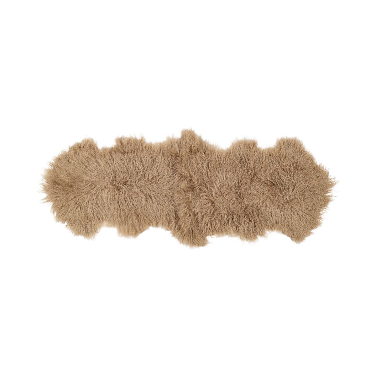Double Tibetan Sheepskin | 150 x 55 cm Warm Sand