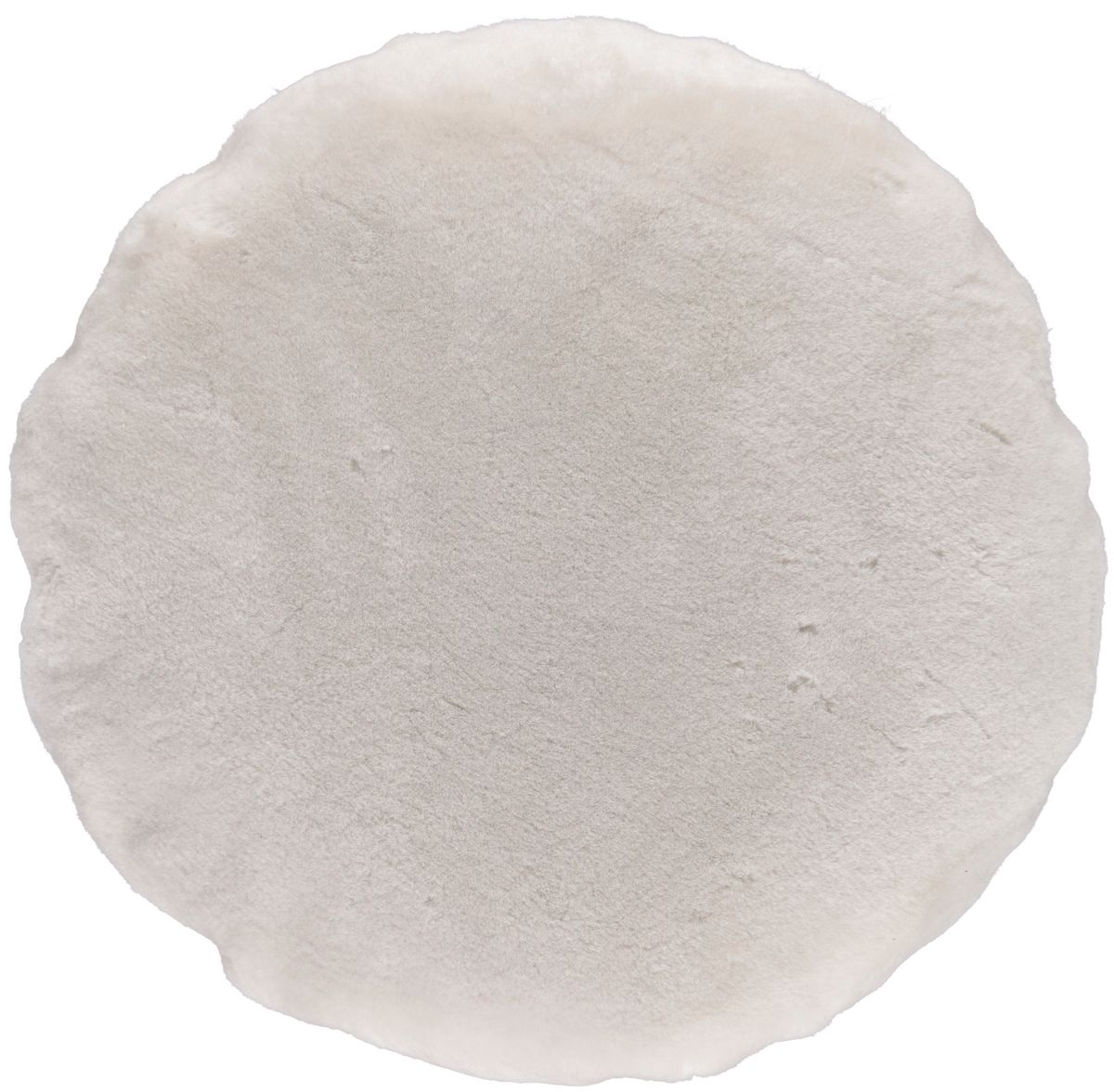 Nordic Velvet Single sided Cushion | D18 in | D24 in Pearl