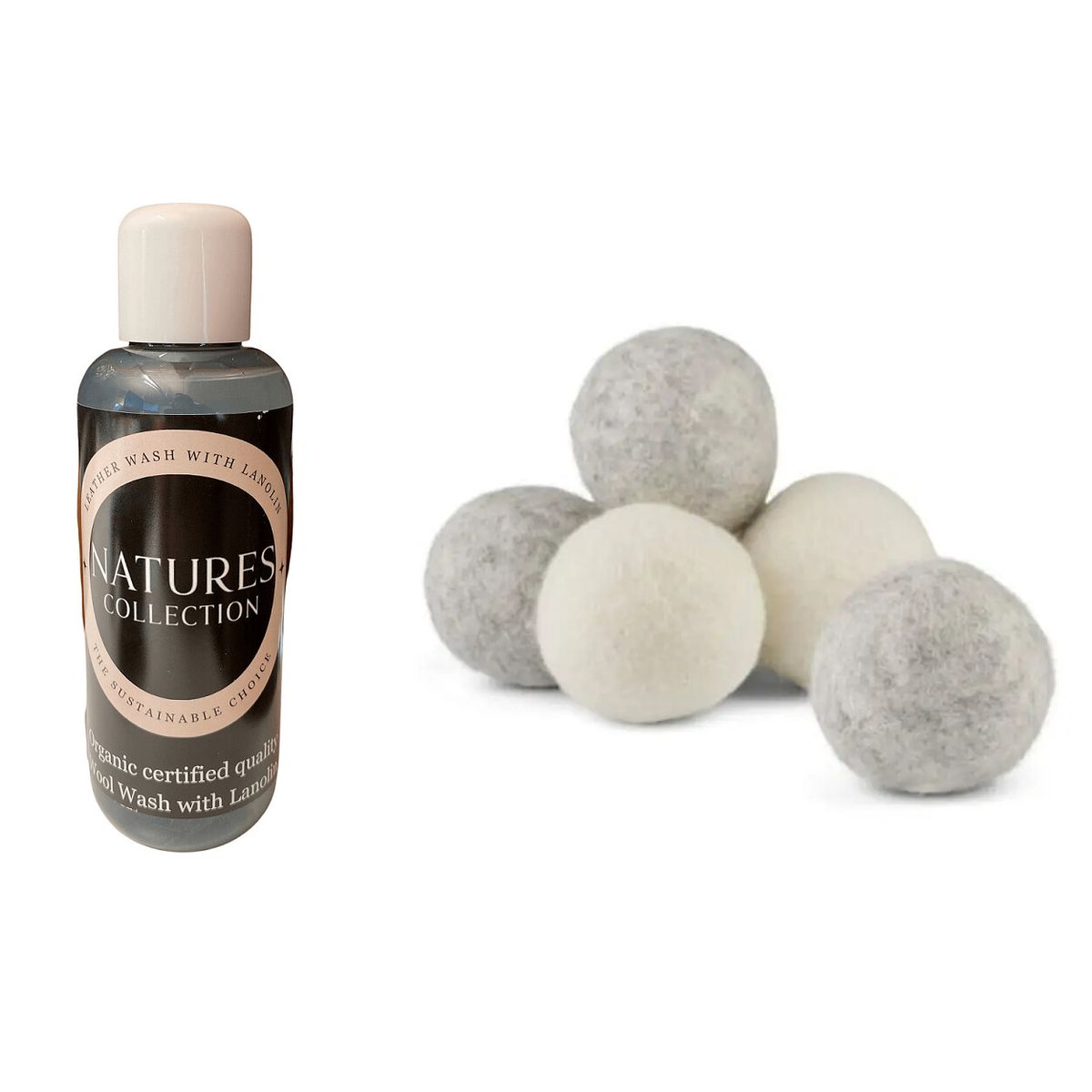 Leather Washing Detergent With Lanolin + 6 Dryer Balls