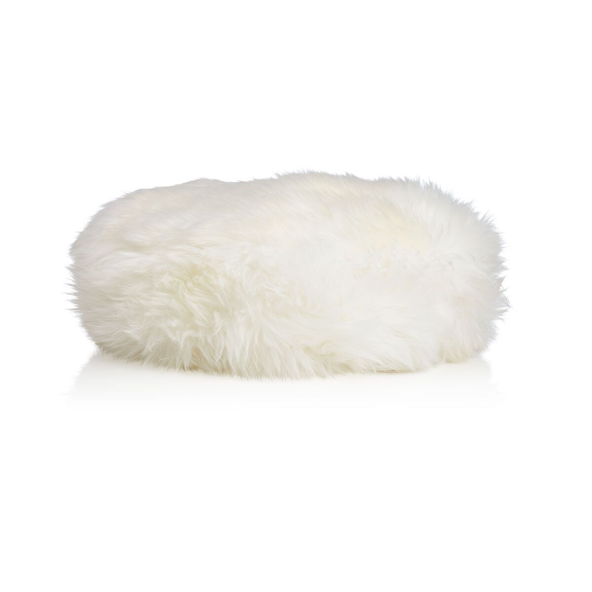 Long-Wool Sheepskin Cushion | D15 in