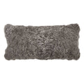 Short-Wool Sheepskin Cushion | Doublesided | 12x24 in