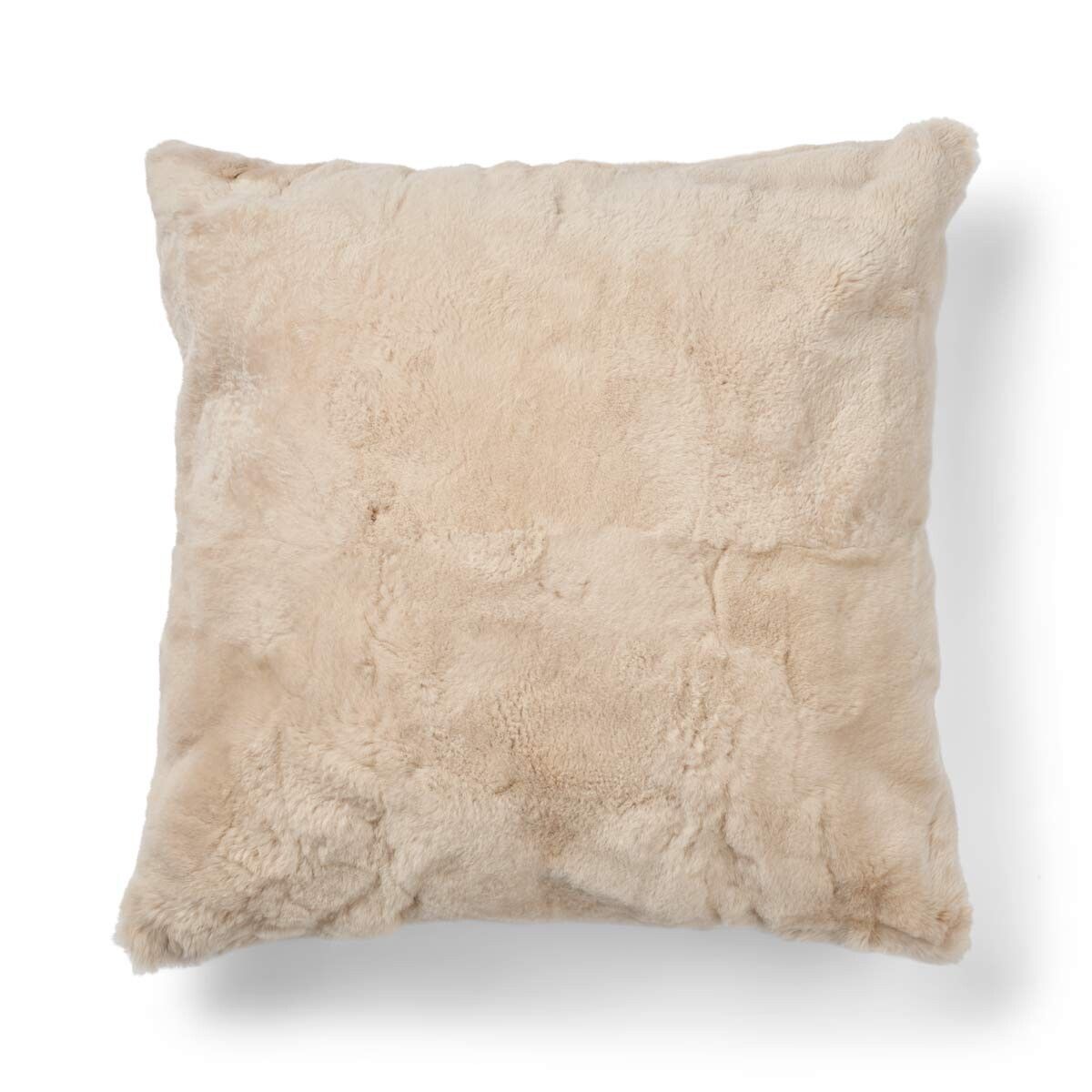 Rex Rabbit Casmere Cushion | 18x18 in | 24x24 cm Beige