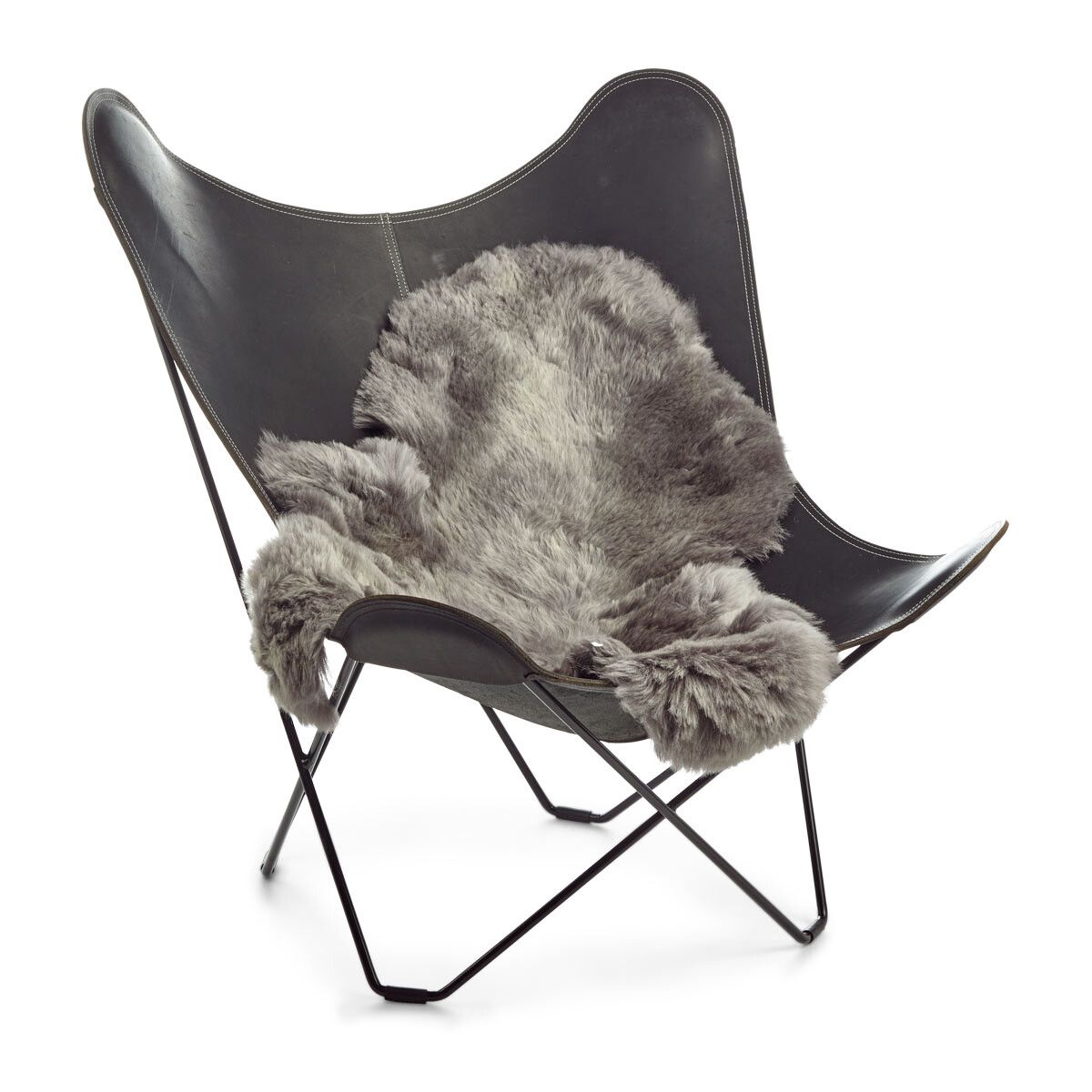 Icelandic Sheepskin | Short Wool | 47+ in Grey Brisa