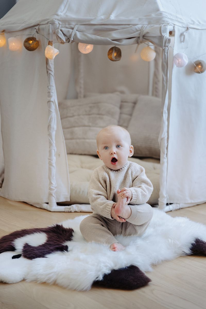 Cute Sheep Rug | New Zealand Ivory