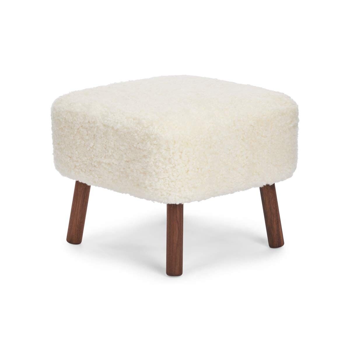 Emil Foot Rest Stool | Short Wool