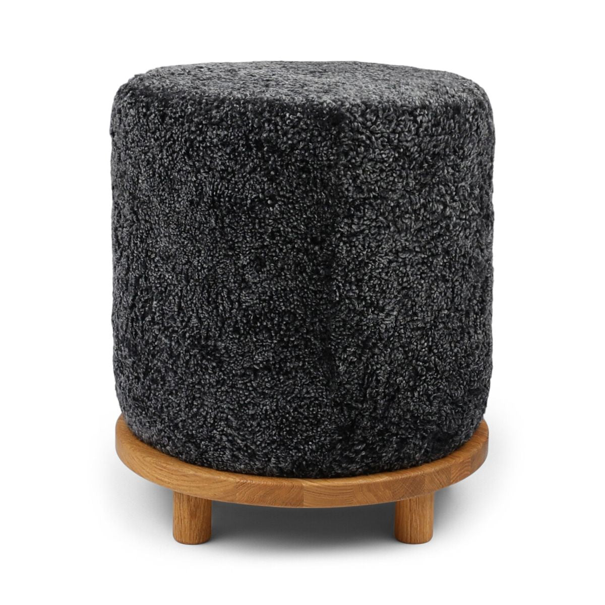 Simon Stool | Short Wool | D46xH52 cm