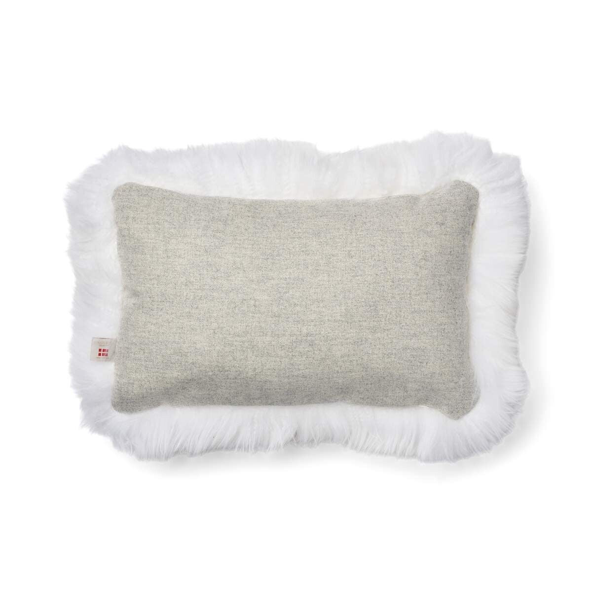 Long-Wool Sheepskin Cushion | 13x20 in