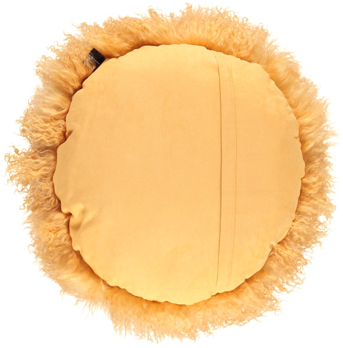 Curly Cake Cushion | D18 in | D24 in | D15 in Imperial Yellow