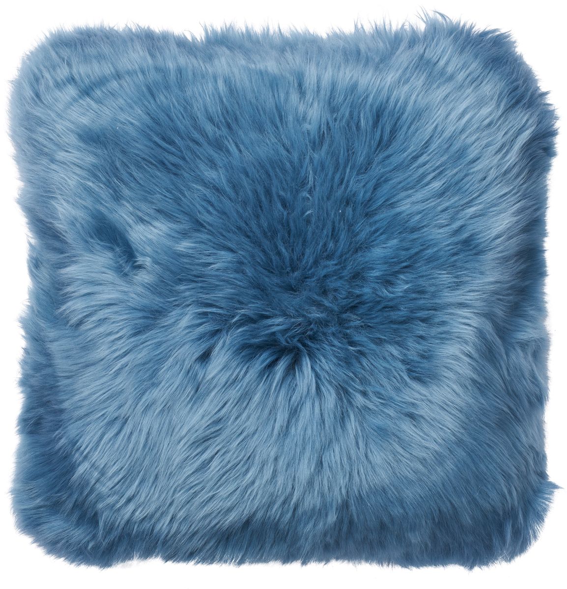 Long-Wool Sheepskin Cushion | Doublesided | New Zealand | 18x18 in