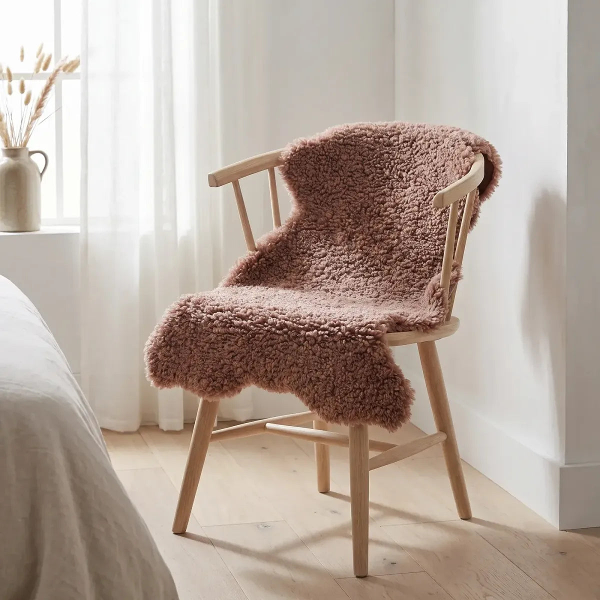 Back Country Sheepskin | New Zealand | Long Wool Curly | 35 in