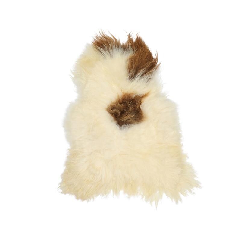 Icelandic Sheepskin | Long Wool | 35 in Spotted