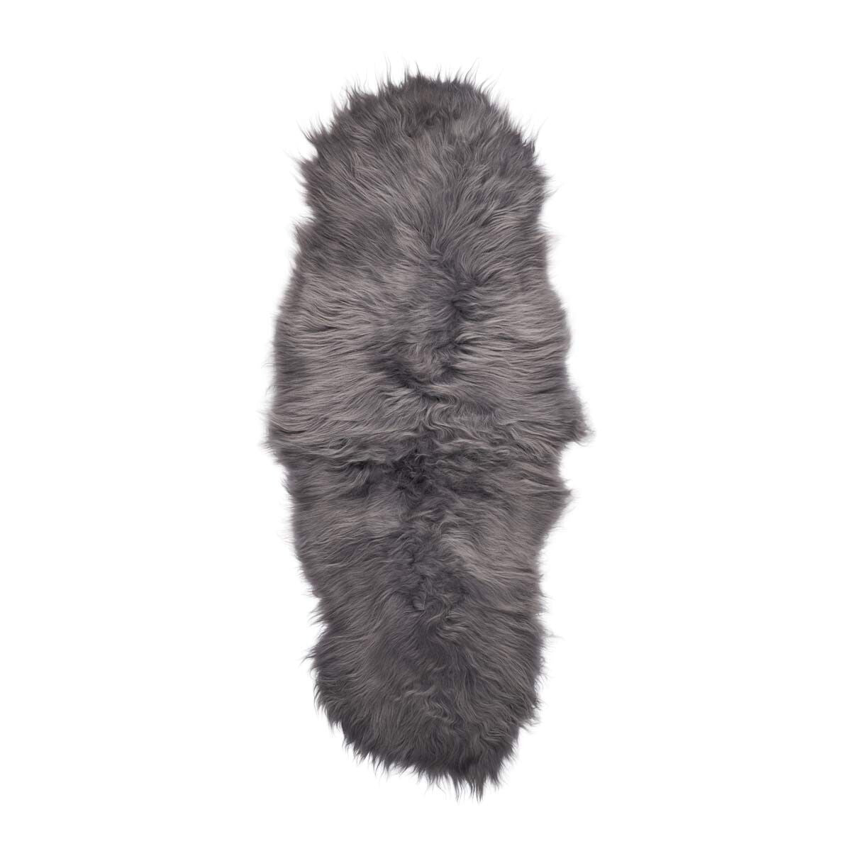Icelandic Sheepskin | Long Wool | Rug 71 in Grey Brisa