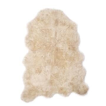 New Zealand Sheepskin | Long Wool | Rug 41x59 in