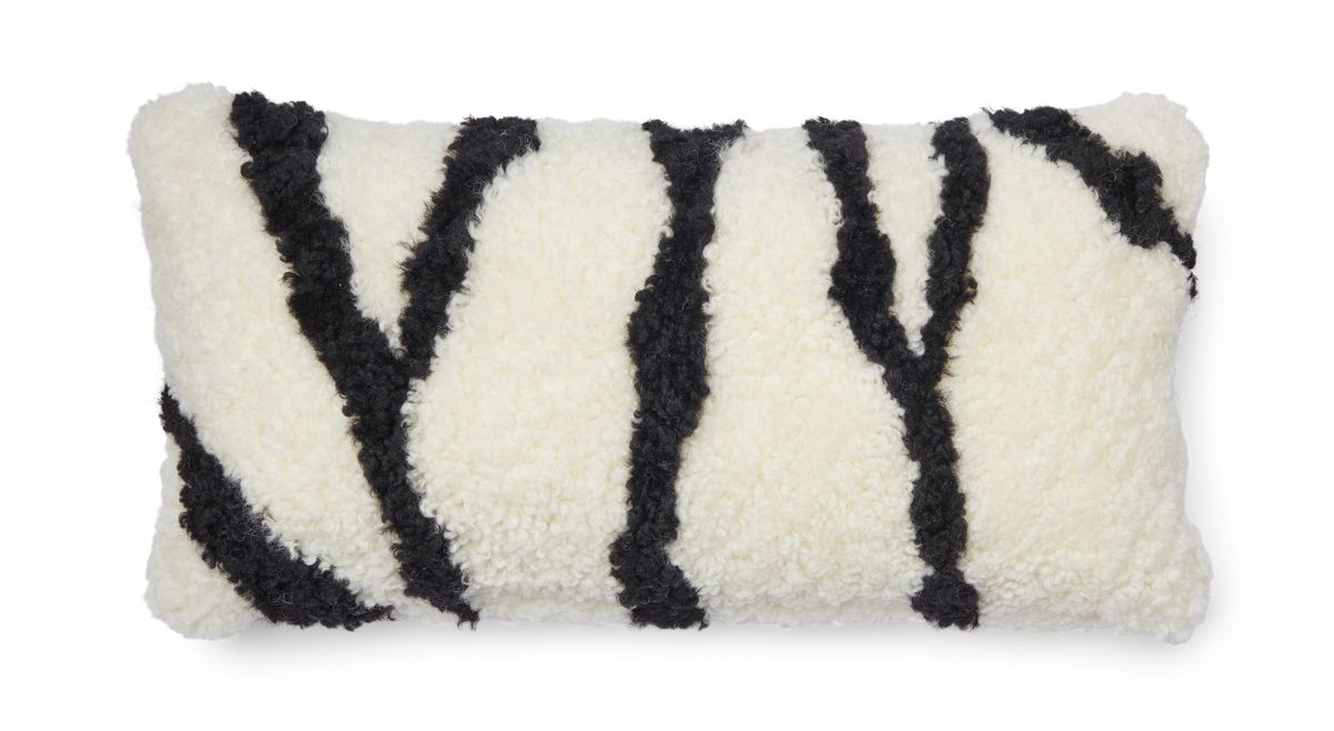 Zebra Cushion | Doublesided | 12x24 in