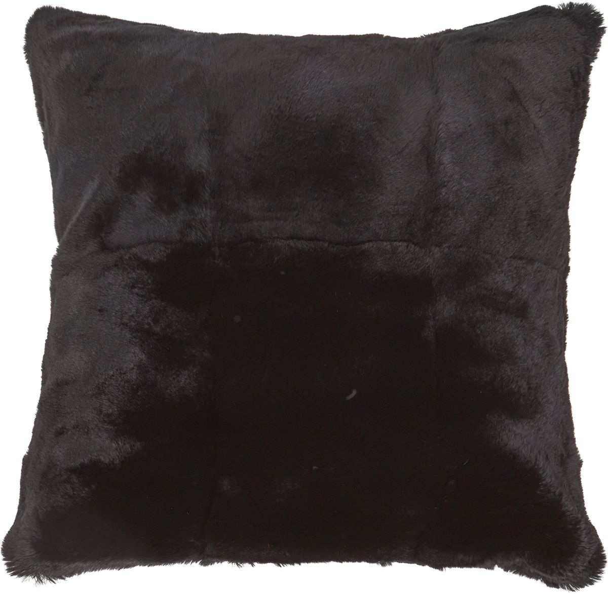 Rex Rabbit Casmere Cushion | 18x18 in | 24x24 cm Black