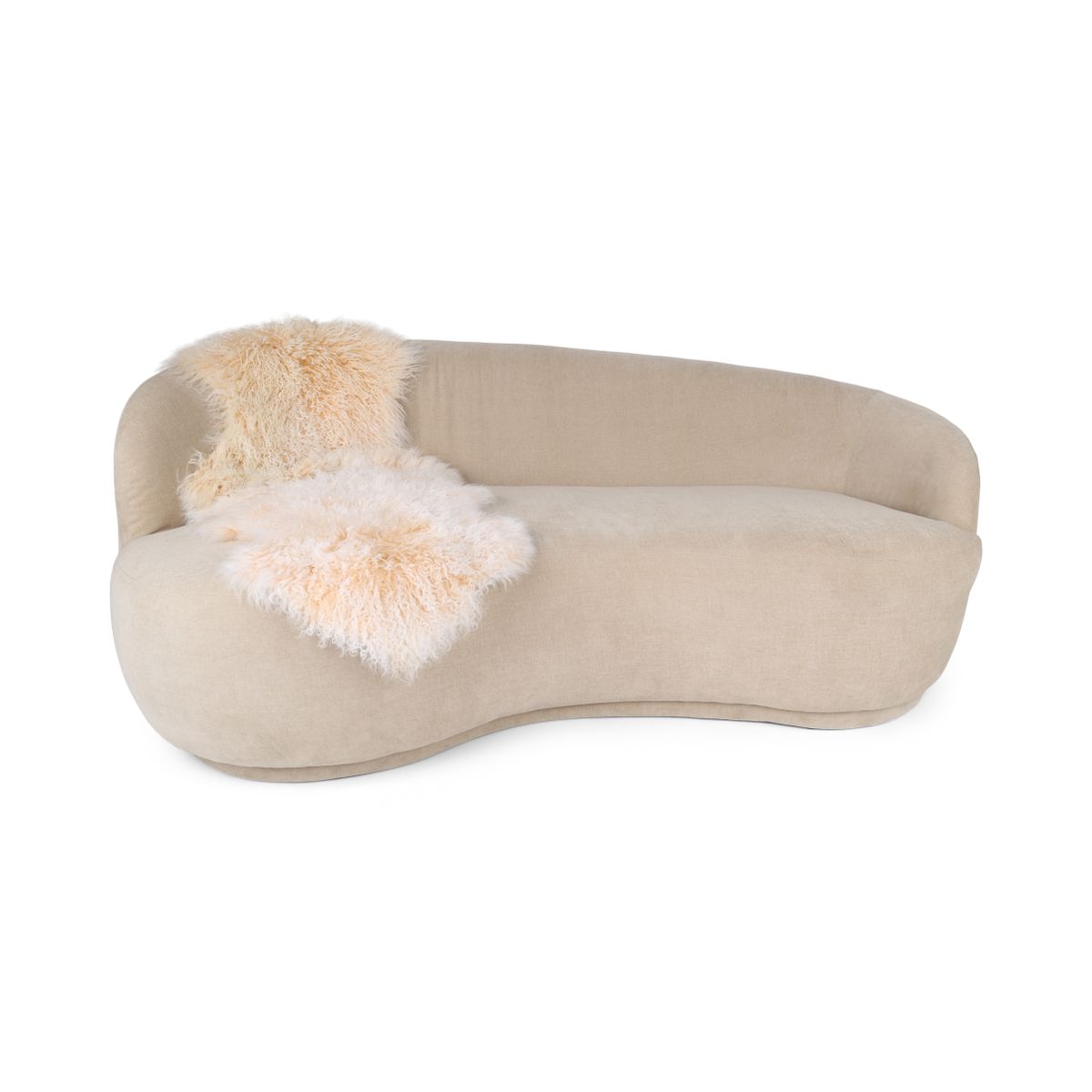 Double Tibetan Sheepskin | 150 x 55 cm Arctic Sunrise