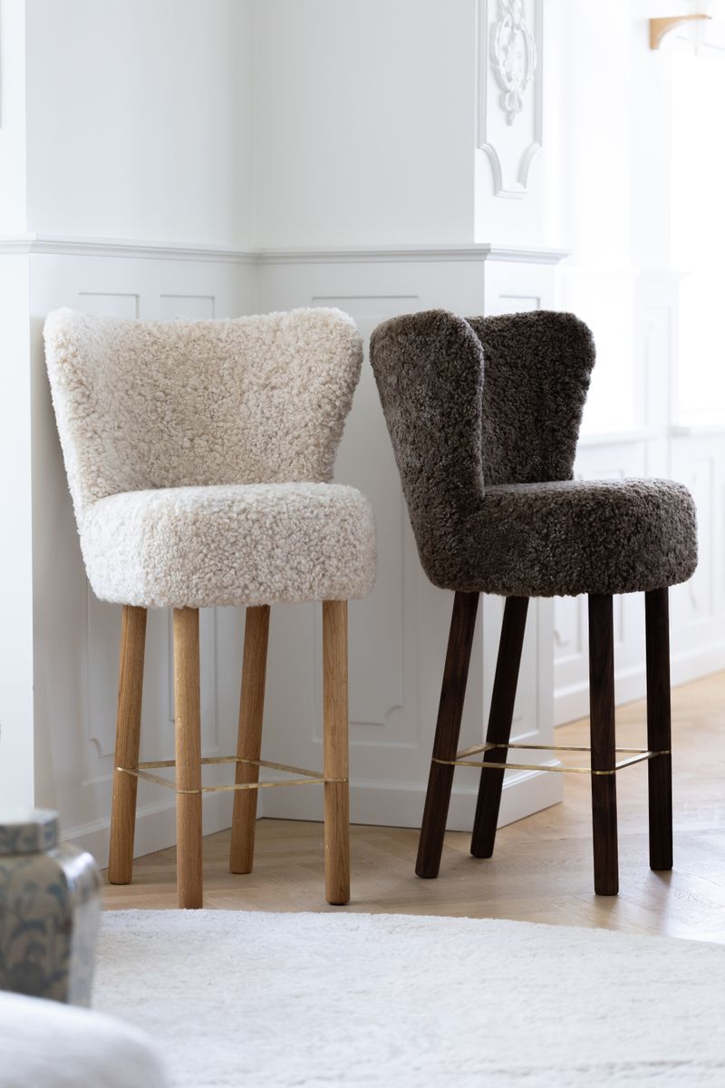 Emilia Bar Stool Pearl