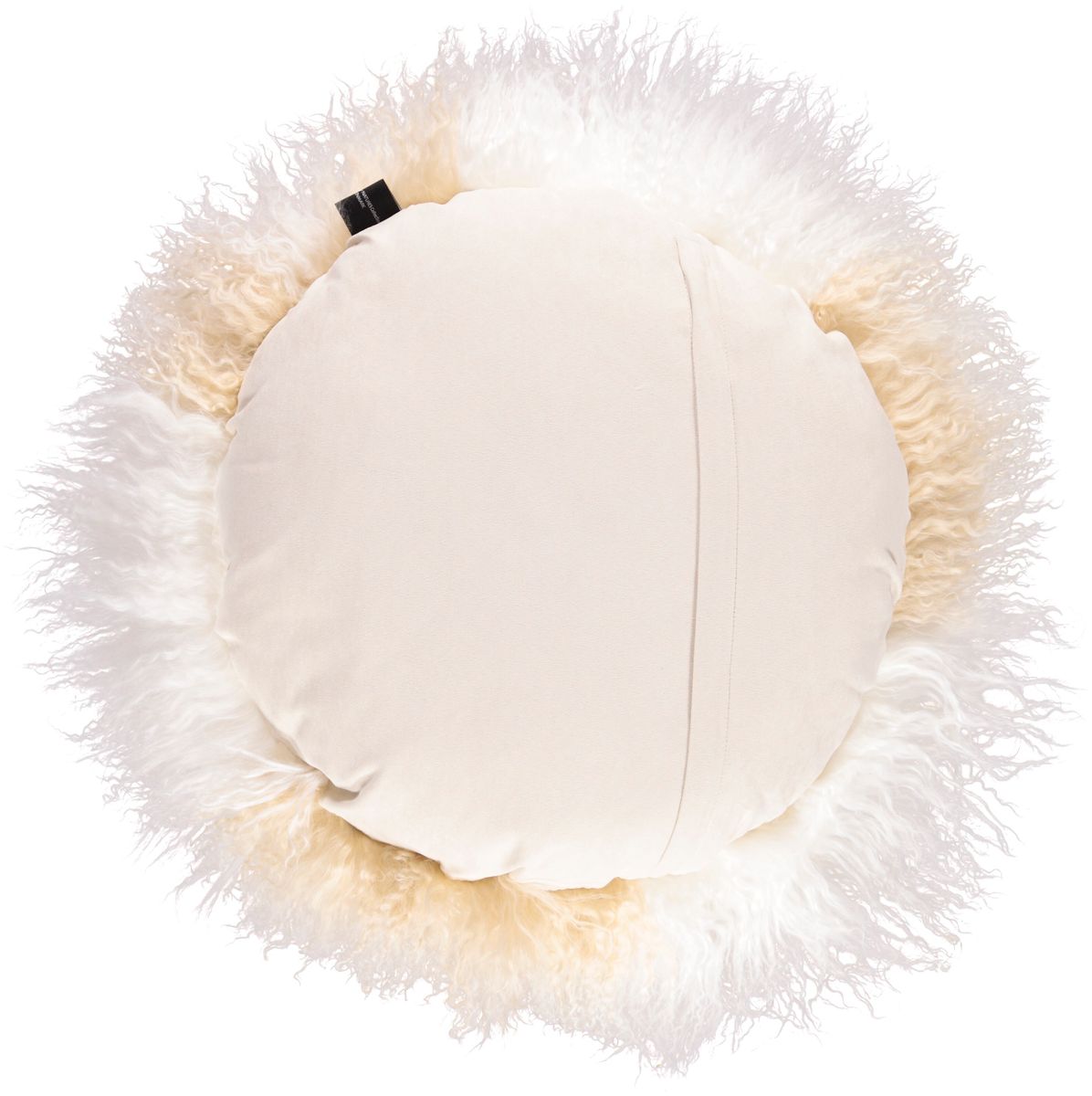 Curly Cake Cushion | D18 in | D24 in | D15 in Arctic Sunrise/Ivory