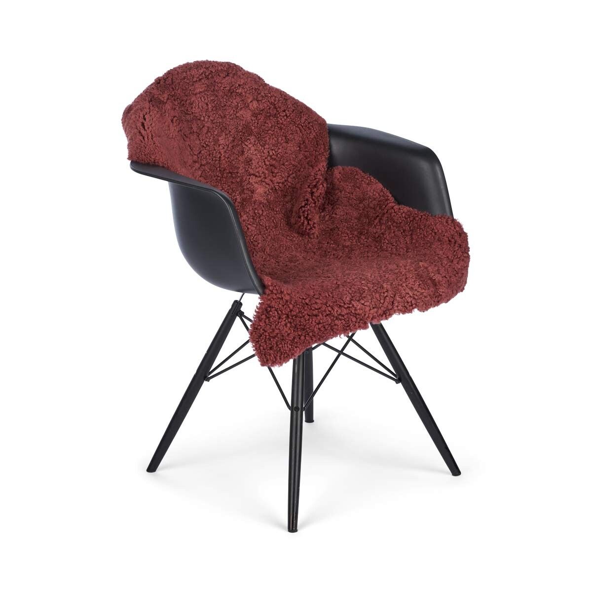 New Zealand Sheepskin | Short Curly Wool  Spiced Apple