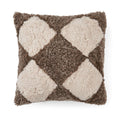 Short-Wool Curly Sheepskin Cushion | 16x16 in