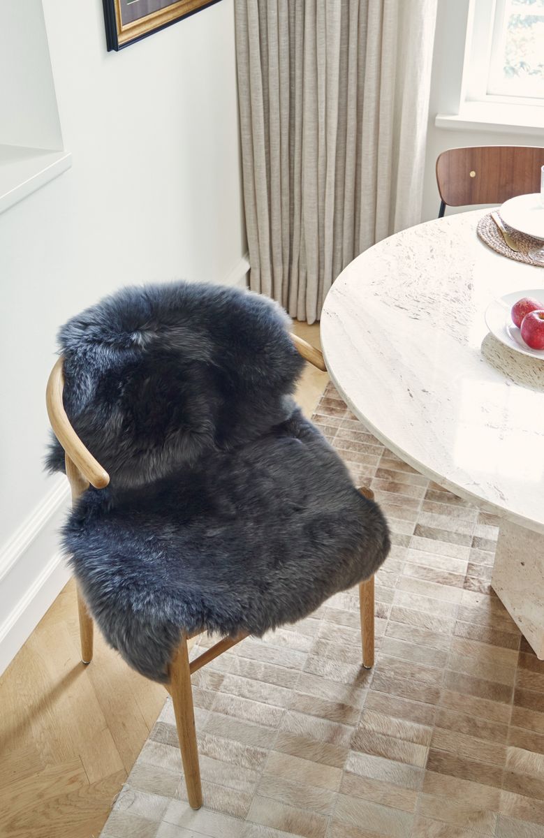 New Zealand Sheepskin | Long Wool | Rug 53 in Aubergine