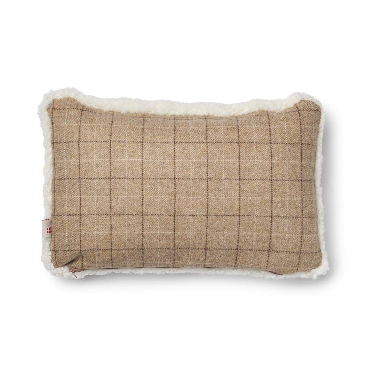 One Side Cushion | SW | 20x20 in | 13x20 in Oatmeal-Beige/Ivory