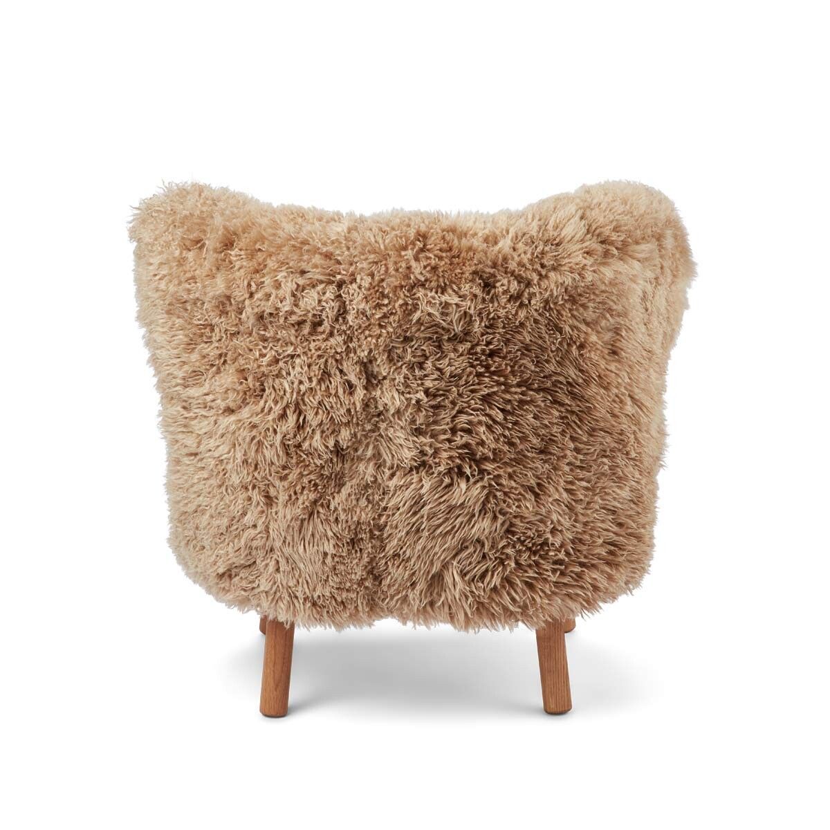 Emil Lounge Chair | Long Wool Honey