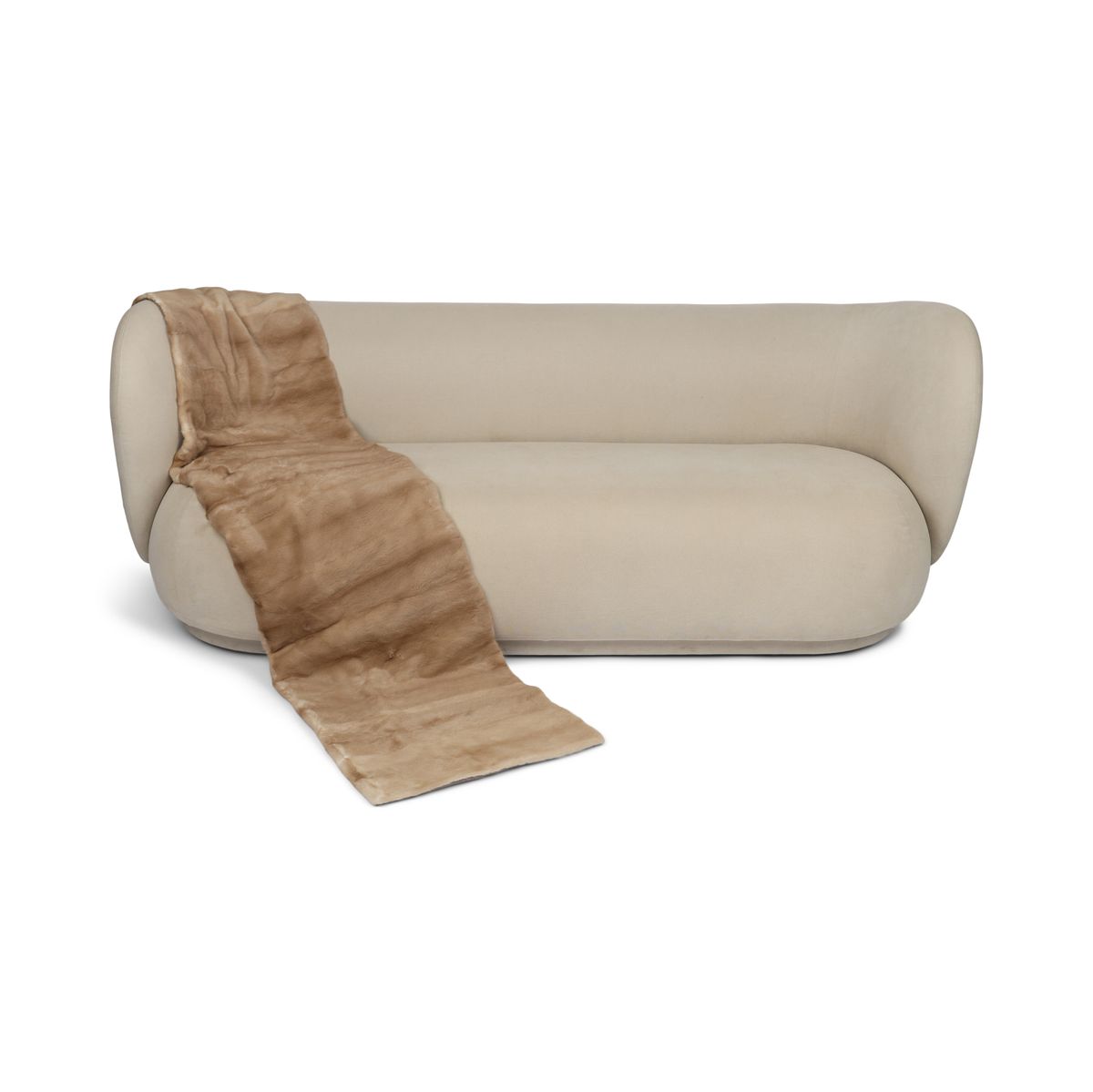 Mink Throw | Cashmere Blacking | Palomino 