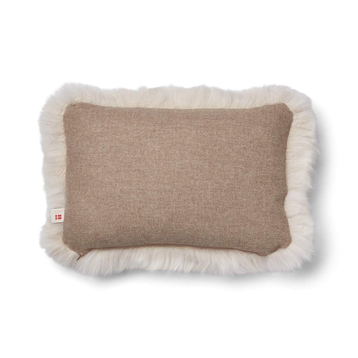 Long-Wool Sheepskin Cushion | 13x20 in