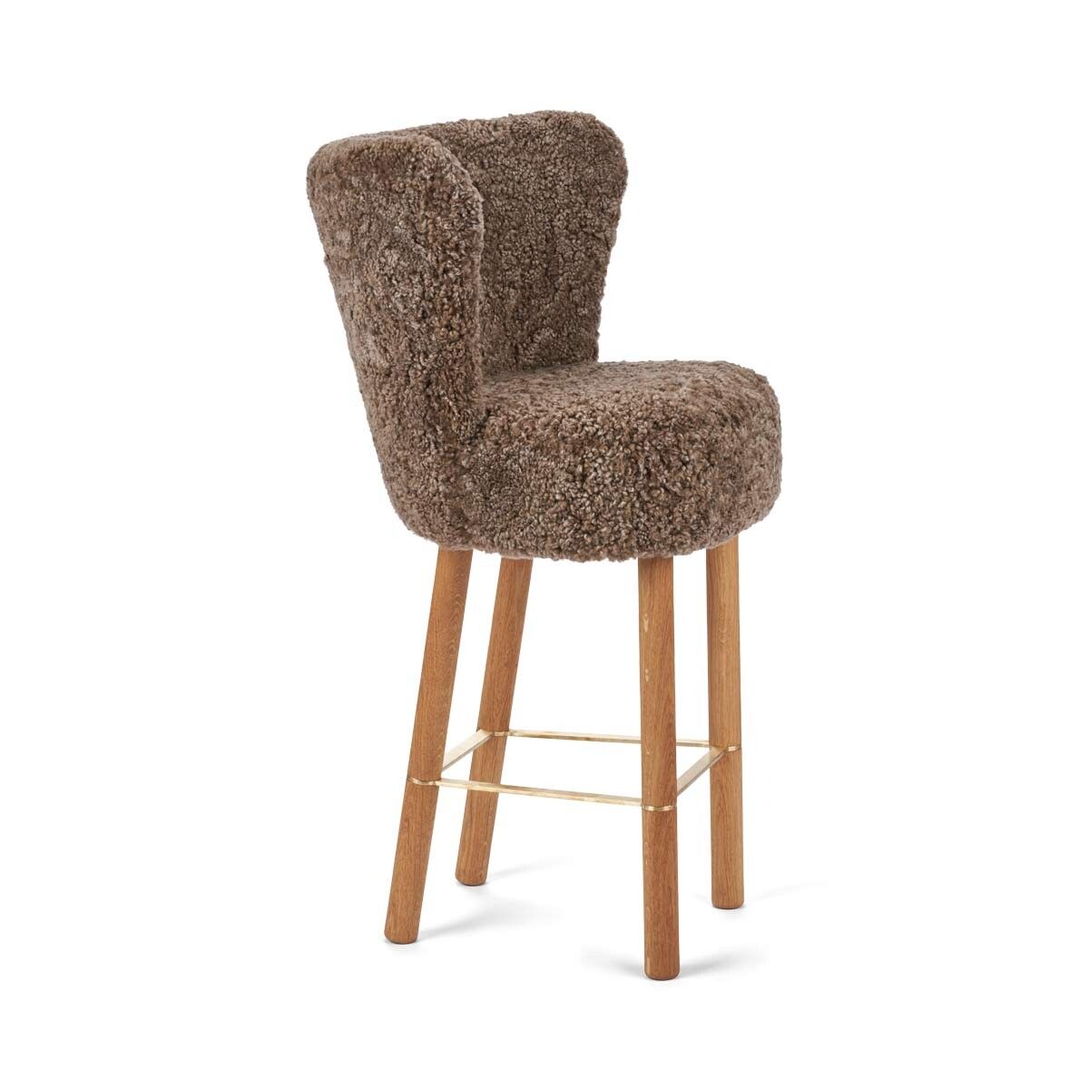 Emilia Bar Stool Taupe