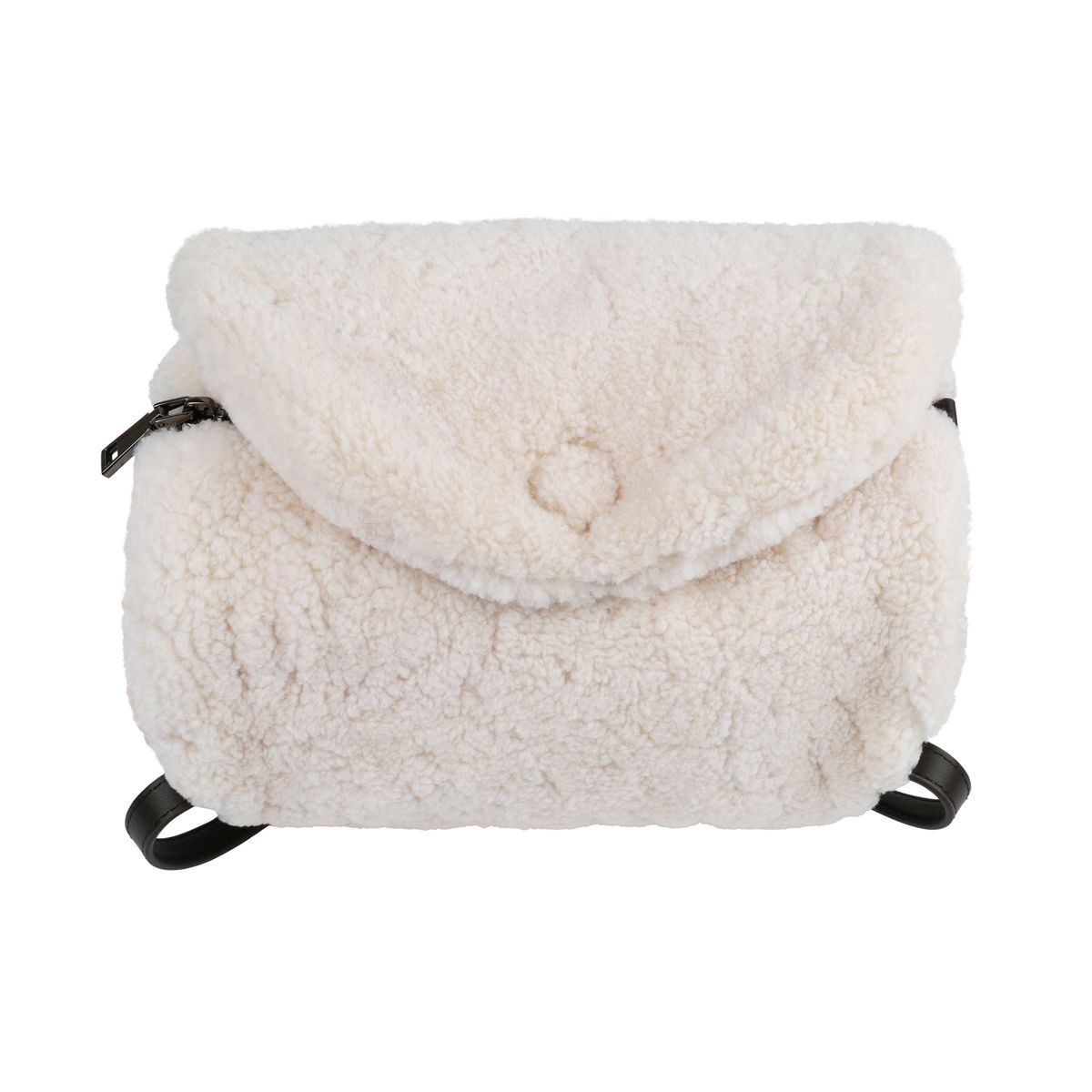 Gloria Bag | Sheepskin Ivory/Brown