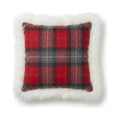 Sheepskin and Wool Cushion | Long Wool | 20x20 in