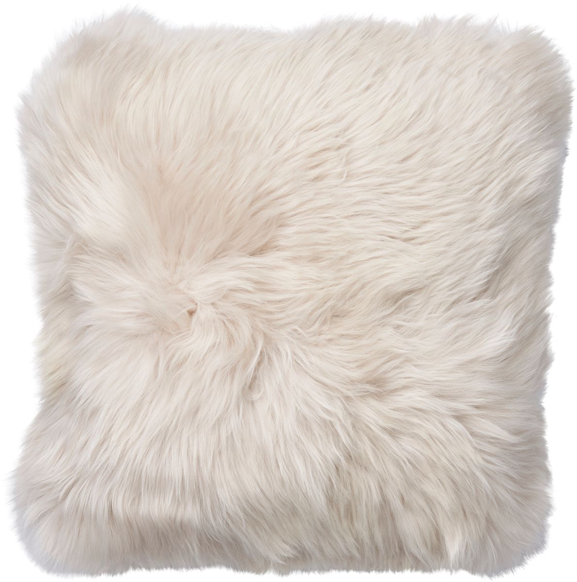 Long-Wool Double Sided Sheepskin Cushion | 22x22 in | 16x16 in