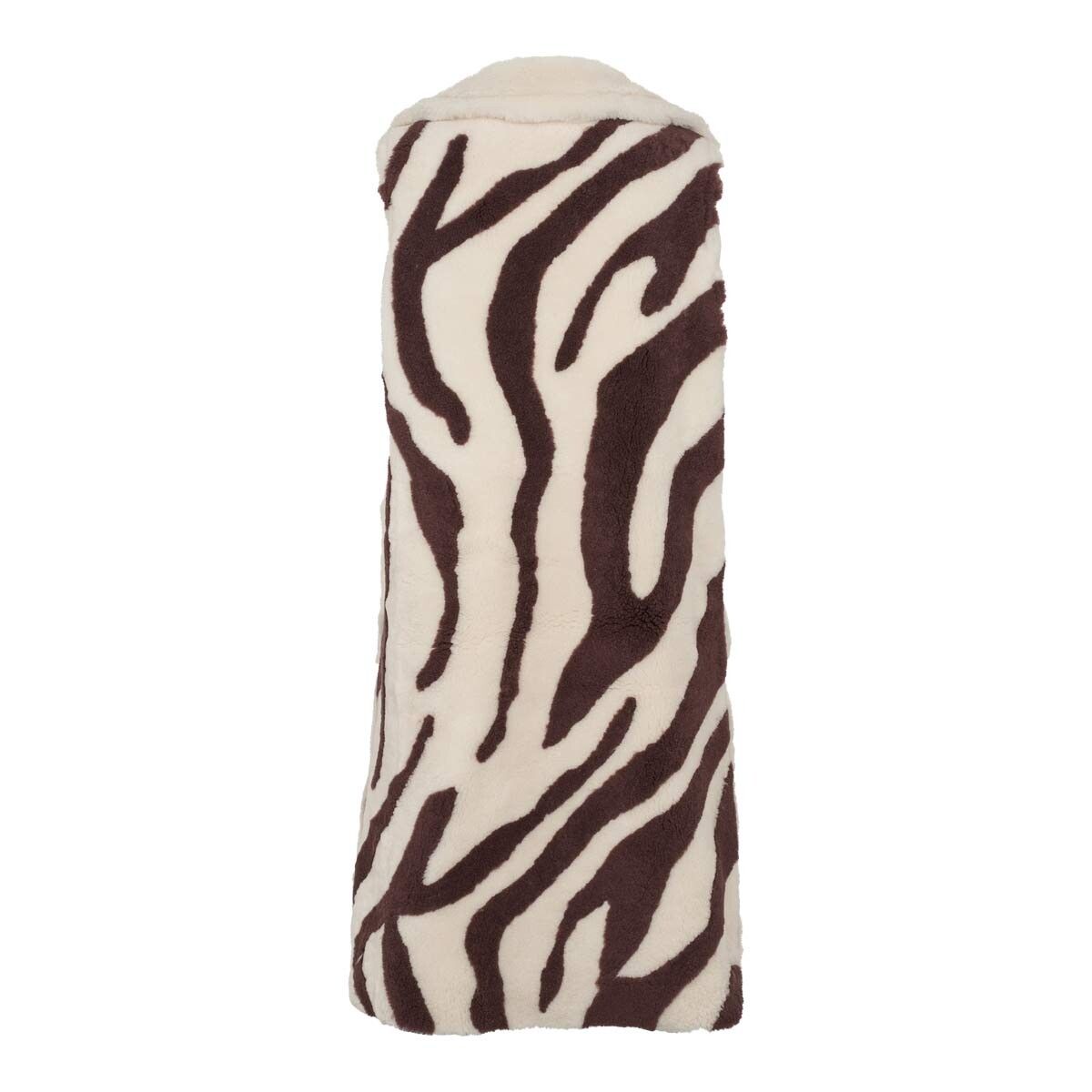 Raelynn Vest Zebra Pattern: Choco/Pearl