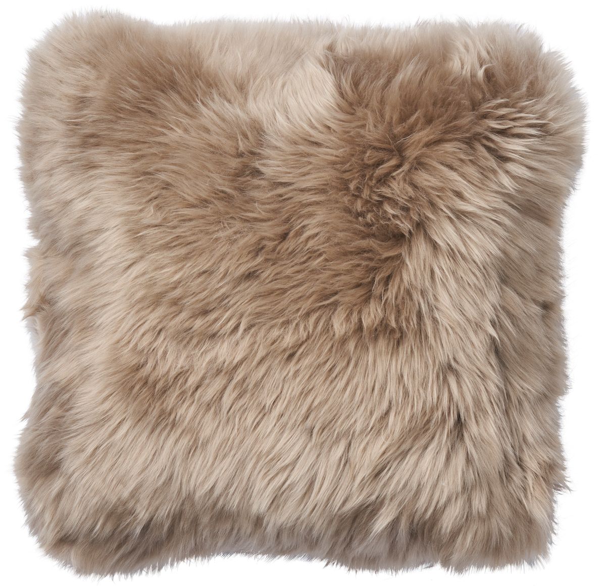 Long-Wool Double Sided Sheepskin Cushion | 22x22 in | 16x16 in