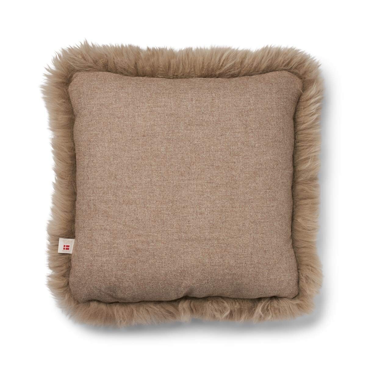 Long-Wool Sheepskin Cushion | 20x20 in