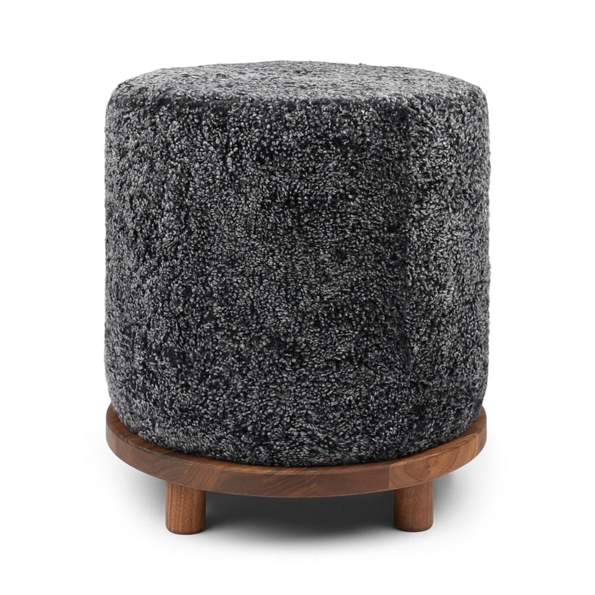 Simon Stool | Short Wool | D46xH52 cm