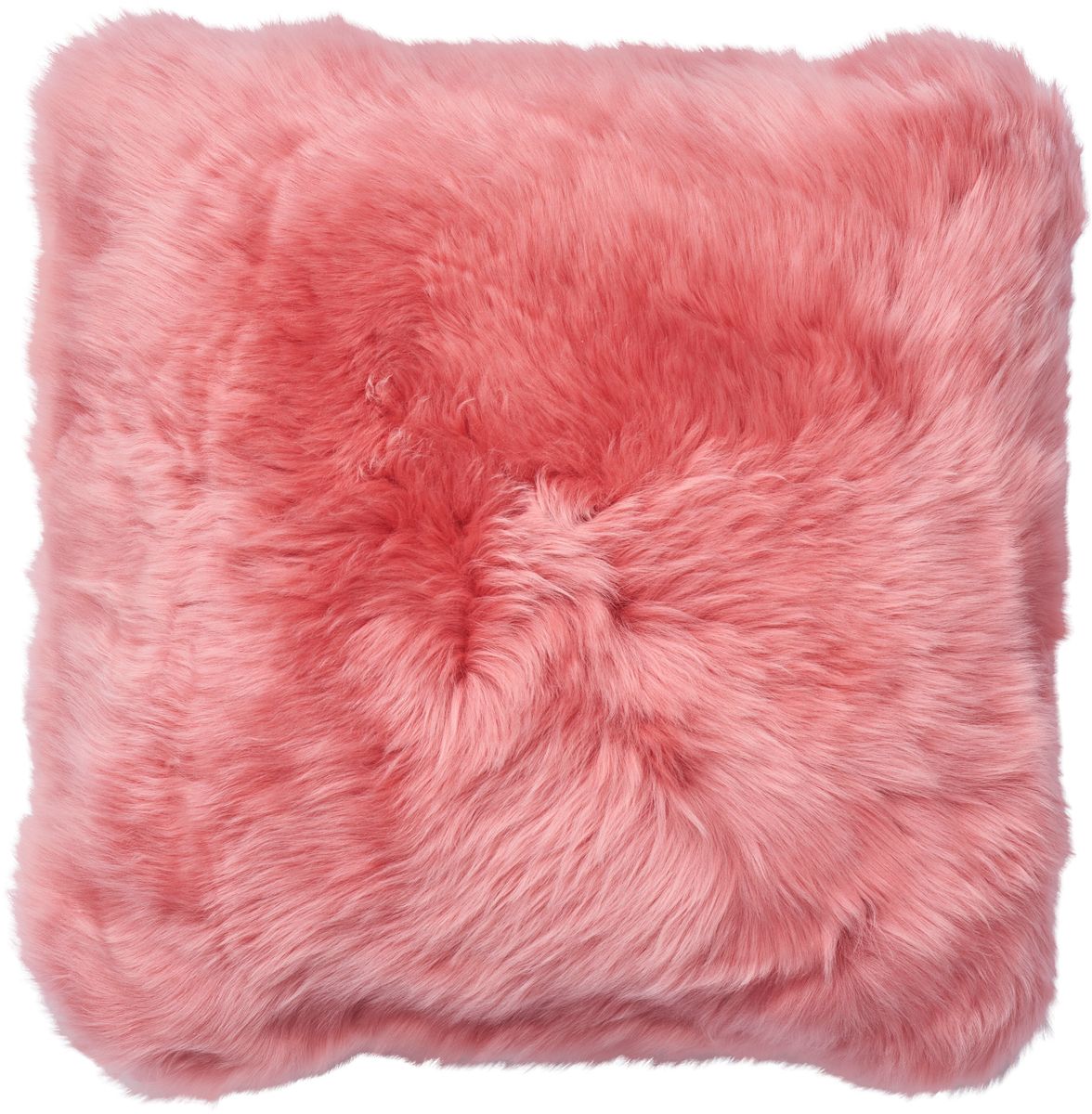 Long-Wool Sheepskin Cushion | Doublesided | New Zealand | 18x18 in